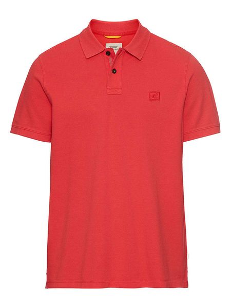 Camel Active Koszulka polo w kolorze czerwonym rozmiar: 5XL. Czerwone koszulki polo Camel Active, xl, bez wzorów, z bawełny, bez kołnierzyka, bez ramiączek. Za 96.14 zł.