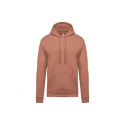 Bluza z kapturem Kariban. Brązowe bluzy KARIBAN, m, bez wzorów, z kapturem. Za 175.00 zł.