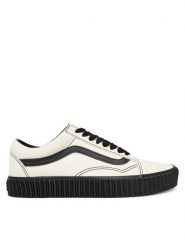 Vans Sneakersy Old Skool Creeper VN000DCE2VZ1 Biały. Białe buty sportowe casual Vans, bez wzorów, ze skóry, bez zapięcia. Za 339.99 zł.