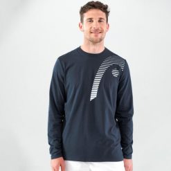 Koszulka z długim rękawem męska CLUB 21 CLIFF. Niebieskie bluzy Head, m, bez wzorów, z bawełny, bez kaptura. Za 269.00 zł.