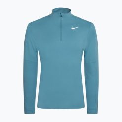 Longsleeve do biegania męski Nike Dri-FIT Element 1/2-Zip. Niebieskie bluzki z długim rękawem Nike, m, bez wzorów, bez kołnierzyka, bez ramiączek. Za 299.99 zł.
