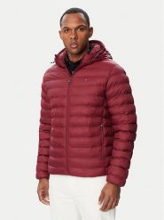 Tommy Hilfiger Kurtka przejściowa MW0MW43464 Bordowy Regular Fit. Czerwone kurtki Tommy Hilfiger, l, bez wzorów, z syntetyku, bez kaptura. Za 949.99 zł.