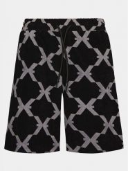 Richmond X Szorty sportowe Rabbi UMP24132BE Czarny Regular Fit. Czarne krótkie spodenki sportowe RICHMOND X, m, bez wzorów, z bawełny. Za 229.99 zł.