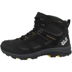 Buty trekkingowe męskie Jack Wolfskin Vojo 3 Texapore. Czarne buty trekkingowe Jack Wolfskin, bez wzorów, z materiału, bez zapięcia, trekkingowe. Za 571.00 zł.