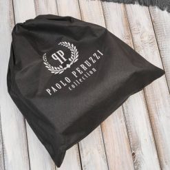 Męska torba skórzana na dokumenty na laptopa koniakowa Paolo Peruzzi IM-05-CG. Szare torby na laptopa . Za 319.00 zł.