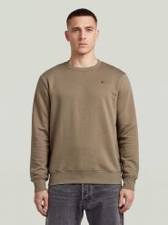 G-Star Bluza w kolorze szarobrązowym rozmiar: XXL. Brązowe bluzy G-Star, xxl, bez wzorów, z bawełny, bez kaptura. Za 177.32 zł.