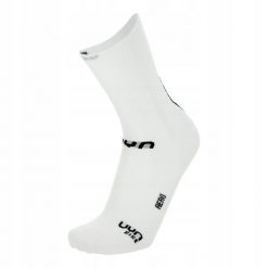 Skarpety rowerowe męskie Uyn Cycling Aero Socks White. Białe skarpety UYN, bez wzorów. Za 89.99 zł.