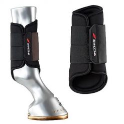 Zamknięte przednie getry dla koni Zandonà Carbon Air Workout. Brązowe legginsy długie sportowe ZANDONÀ, m, bez wzorów, z neoprenu, na fitness i siłownię. Za 390.00 zł.
