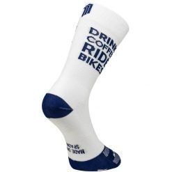Skarpetki Sporcks Drink Coffee. Niebieskie skarpety SPORCKS, bez wzorów, z nylonu. Za 153.50 zł.