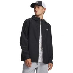 Kurtka męska Under Armour Cloudstrike Jacket 6009583. Białe kurtki Under Armour, l, bez wzorów, z materiału, z kapturem. Za 473.45 zł.
