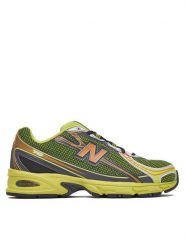 New Balance Sneakersy U74099S Zielony. Zielone buty sportowe casual New Balance, bez wzorów, ze skóry, bez zapięcia. Za 529.99 zł.