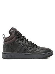 Adidas Sneakersy Hoops 3.0 GW6421 Czarny. Czarne buty sportowe casual Adidas, bez wzorów, z materiału, bez zapięcia. Za 219.99 zł.