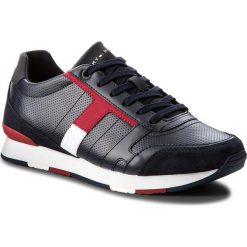 Sneakersy TOMMY HILFIGER - Corporate Leather Mix Sneaker FM0FM01899 Midnight 403. Buty sportowe casual marki Tommy Hilfiger. W wyprzedaży za 309.00 zł.