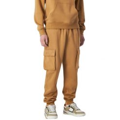 Spodnie męskie Champion Rib Cuff Cargo Pants. Brązowe spodnie materiałowe Champion, na co dzień, m, bez wzorów, sportowe. Za 170.00 zł.