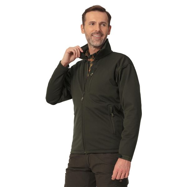 Kurtka myśliwska męska Tagart Forest Softshell z polarem i membraną. Zielone kurtki TAGART, m, bez wzorów, z polaru, bez kaptura. Za 649.00 zł.
