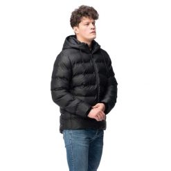 Męska Pikowana Kurtka Zimowa Diorro. Niebieskie kurtki Hi-tec, na zimę, l, bez wzorów, z materiału, z kapturem. Za 428.60 zł.