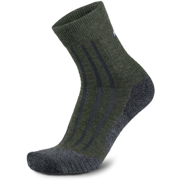 Skarpety trekkingowe męskie Meindl MT6 Men z wełną Merino. Zielone skarpety MEINDL, bez wzorów, z wełny. Za 109.00 zł.