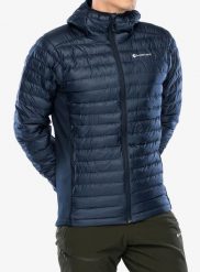 Kurtka ocieplana Montane Icarus Lite Hoodie. Niebieskie kurtki Montane, na zimę, l, bez wzorów, z materiału, bez kaptura. Za 703.99 zł.