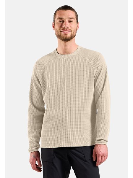 Odlo Koszulka funkcyjna "Cubic" w kolorze beżowym rozmiar: M. Brązowe t-shirty sportowe ODLO, bez wzorów, z materiału, bez ramiączek, outdoorowe. Za 175.26 zł.