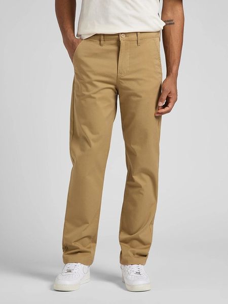 Lee Spodnie chino w kolorze beżowym rozmiar: W31/L32. Brązowe eleganckie spodnie Lee, na co dzień, l. Za 171.45 zł.