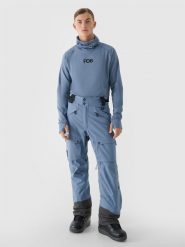 4F Spodnie snowboardowe membrana 10000 męskie - granatowe 3XL. Niebieskie spodnie narciarskie i snowboardowe 4F, m, bez wzorów, z dzianiny, narciarskie. W wyprzedaży za 299.99 zł.