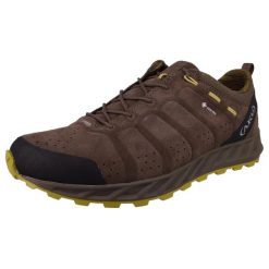 Buty turystyczne niskie AKU Rapida Evo GTX. Zielone buty turystyczne Aku, bez wzorów, bez zapięcia, trekkingowe. Za 399.00 zł.