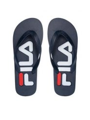 Fila Japonki Troy Slipper FFM0007.50005 Różowy. Niebieskie japonki Fila, bez wzorów, z tworzywa sztucznego. Za 39.99 zł.