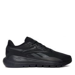 Sneakersy Reebok. Czarne buty sportowe casual Reebok, bez wzorów, bez zapięcia. Za 279.99 zł.