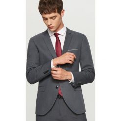 Marynarka garniturowa slim fit - Szary. Garnitury marki Reserved. Za 229.99 zł.