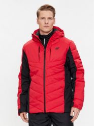 4F Kurtka narciarska 4FAW23TDJAM278 Czerwony Regular Fit. Czerwone kurtki narciarskie i snowboardowe 4F, l, bez wzorów, z syntetyku, narciarskie. Za 699.99 zł.