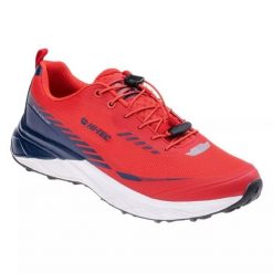 Buty Hi-tec Mostar Wr M 92800490107 czerwone. Czerwone buty turystyczne bez wzorów, z gumy, bez zapięcia. Za 284.10 zł.