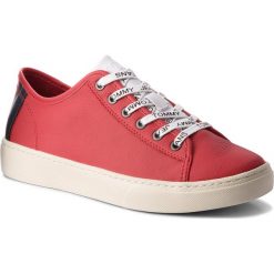 Sneakersy TOMMY JEANS - Light Leather Low EM0EM00103 Tommy Red 645. Buty sportowe casual marki Tommy Jeans. W wyprzedaży za 279.00 zł.