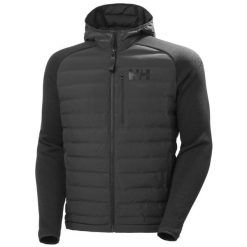 Kurtka puchowa Helly Hansen Arctic Ocean Hybrid. Brązowe kurtki Helly Hansen, bez wzorów, z puchu, bez kaptura. W wyprzedaży za 625.50 zł.
