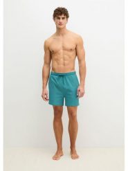 Marc O´Polo Bodywear Szorty dresowe w kolorze turkusowym rozmiar: XL. Niebieskie krótkie spodenki sportowe xl, bez wzorów, z dresówki. Za 82.95 zł.