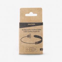 Zestaw do naprawy stuptutów z linką. Czarne buty trekkingowe SIMOND, bez wzorów, z nylonu, bez zapięcia. Za 59.99 zł.