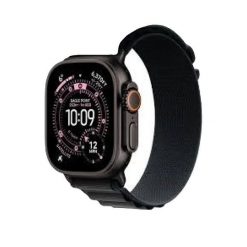 Zegarek smartwatch Apple Ultra 3 z czarnego tytanu. Czarne, cyfrowe zegarki Apple. Za 5,845.15 zł.