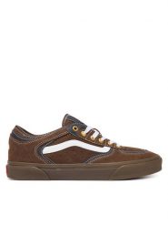 Vans Tenisówki Rowley Classic VN000SF4BRO1 Brązowy ciemny. Brązowe trampki Vans, m, bez wzorów, bez zapięcia. Za 399.99 zł.