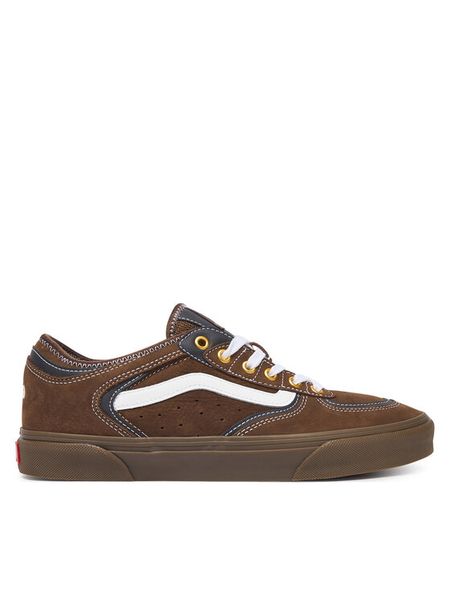 Vans Tenisówki Rowley Classic VN000SF4BRO1 Brązowy ciemny. Brązowe trampki Vans, m, bez wzorów, bez zapięcia. Za 399.99 zł.