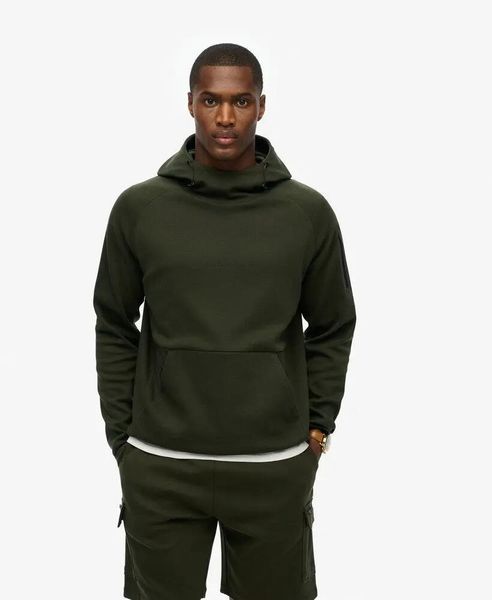 Superdry Tech Logo Loose Hood bluza męska z kapturem — luźny fason,. Zielone bluzy z kapturem Superdry, m, bez wzorów, z bawełny, z kapturem. Za 351.95 zł.