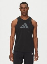 Adidas Tank top All-Gym Category Graphic JD1839 Czarny Regular Fit. Czarne t-shirty sportowe Adidas, bez wzorów, z bawełny, bez ramiączek, na fitness i siłownię. Za 129.99 zł.