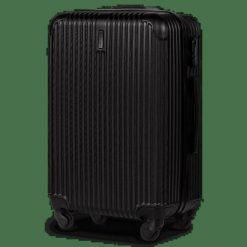 DUŻA WALIZKA WINGS EGRET 2.0 28" BLACK. Czarne walizki Wings, bez wzorów, z materiału, duże. Za 249.90 zł.