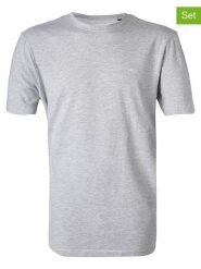 McGregor Koszulki (4 szt.) w kolorze jasnoszarym rozmiar: XL. Szare bezrękawniki McGregor, xl, bez wzorów, z bawełny, bez kołnierzyka, bez ramiączek. Za 130.81 zł.