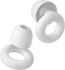 Zatyczki do uszu do spania 26dB wielokrotnego użytku. Czarne piżamy TRAVELHAWK, l, bez wzorów, z materiału, bez ramiączek. Za 53.78 zł.