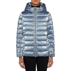 Kurtka GEOX W MYLUSE Niebieski. Niebieskie kurtki Geox, bez wzorów, z tkaniny, bez kaptura. Za 580.99 zł.