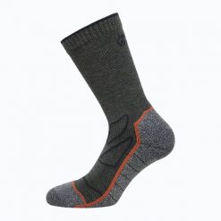 Skarpety Jack Wolfskin Vojo Sock Cl C. Szare skarpety Jack Wolfskin, bez wzorów, z elastanu. Za 69.99 zł.