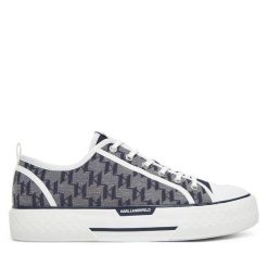 Trampki KARL LAGERFELD. Niebieskie trampki KARL LAGERFELD, m, bez wzorów, bez zapięcia. Za 489.99 zł.