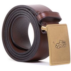 Pasek Męski Polo Ralph Lauren. Brązowe paski Polo Ralph Lauren, bez wzorów. Za 359.99 zł.