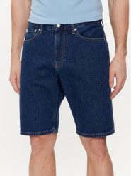 Calvin Klein Jeans Szorty jeansowe J30J324870 Niebieski Regular Fit. Niebieskie szorty Calvin Klein Jeans, m, bez wzorów, z bawełny. Za 199.99 zł.