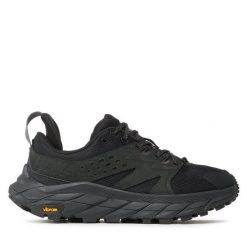 Trekkingi Hoka. Czarne buty trekkingowe HOKA, bez wzorów, bez zapięcia. Za 749.99 zł.