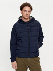 Aeronautica Militare Kurtka puchowa 232AF465CT3201 Granatowy Regular Fit. Niebieskie kurtki Aeronautica Militare, m, bez wzorów, z puchu, bez kaptura. Za 1,578.99 zł.